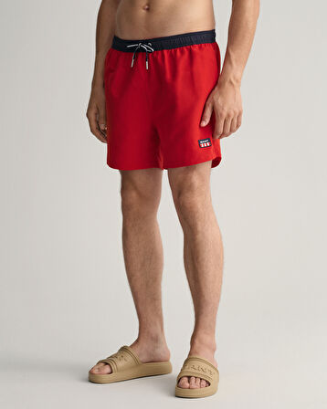 GANT Erkek Kırmızı Mayo Şort