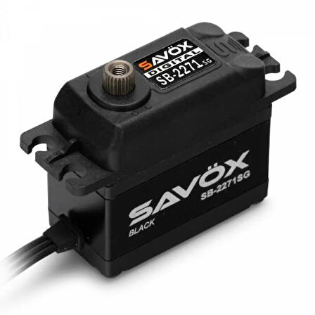 Savox SB2271SG-BE Black Edition Digital Servo Brushless Motor High Voltage Çelik Dişli