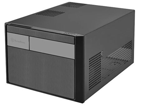 SilverStone SG11B Tam Boy Ekran Kartı Takılabilen, mATX Anakart Destekli Küp Mini Kasa (SST-SG11B)