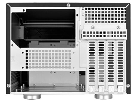 SilverStone SG11B Tam Boy Ekran Kartı Takılabilen, mATX Anakart Destekli Küp Mini Kasa (SST-SG11B)
