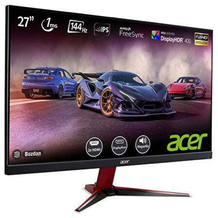 Acer Nitro VG271P 27" 144Hz 1ms (2xHDMI+Display) FreeSync Full HD IPS LED Gaming Monitör UM.HV1EE.P04