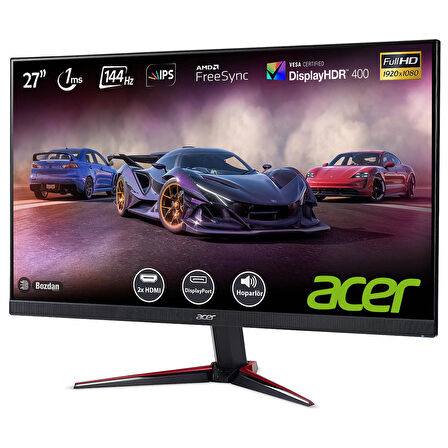 Acer Nitro VG271P 27" 144Hz 1ms (2xHDMI+Display) FreeSync Full HD IPS LED Gaming Monitör UM.HV1EE.P04