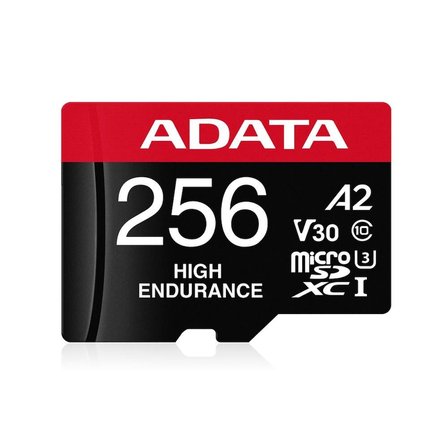Adata 256GB High Endurance Microsdxc 4K U3 V30 A2 Hafıza Kartı
