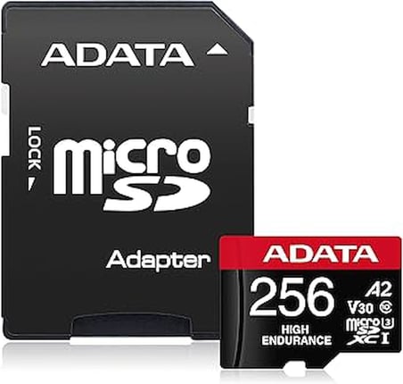 Adata 256GB High Endurance Microsdxc 4K U3 V30 A2 Hafıza Kartı