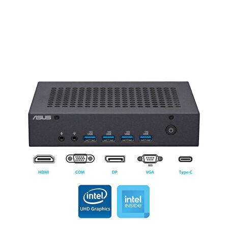 ASUS N100 16GB 1TB M.2 SSD PN43-BBN100MD ATL9 FDos Mini Masaüstü Bilgisayar