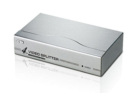 Aten VS94A 65 Mt 1 Giriş 4 Çıkış 1920 x 1440 Dpi 350Mhz VGA Çoklayıcı Splitter