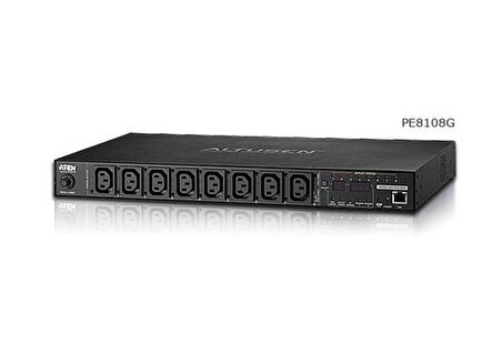 Aten PE8108G 8 Port IEC320 10A C13 PDU/Power Elektrik Güç Dağıtım Ünitesi