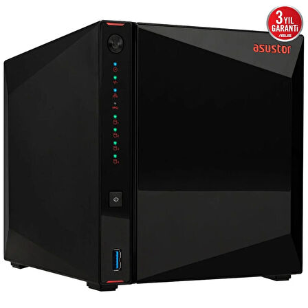 Asustor Nimbustor 4 Gen 2 AS5404T Intel N5105 4GB RAM NAS Depolama Cihazı