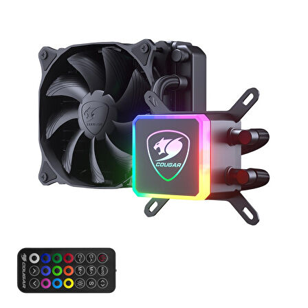 Cougar AQUA 120 CGR-AQUA-120 RGB 1 x Fan Sıvı CPU Soğutucusu 