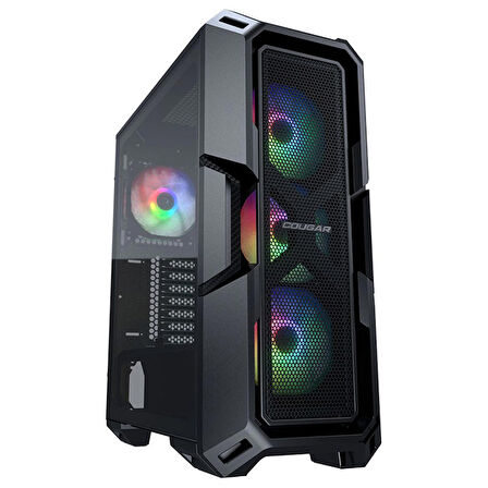 Cougar MX440 Mesh RGB CGR-56C1B-MESH-RGB-C 750W 80+ Bronze Temperli Cam Mesh USB 3.0 ATX Mid-Tower Gaming (Oyuncu) Kasa