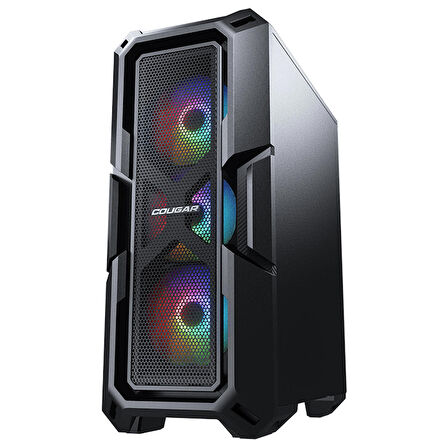 Cougar MX440 Mesh RGB CGR-56C1B-MESH-RGB-C 750W 80+ Bronze Temperli Cam Mesh USB 3.0 ATX Mid-Tower Gaming (Oyuncu) Kasa