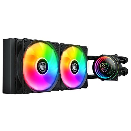 COUGAR POSEIDON ELITE ARGB 240MM LIQUID COOLER SİYAH SIVI SOĞUTMA İŞLEMCİ 