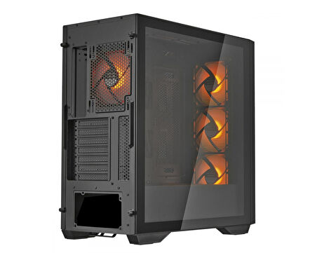 Cougar UNIFACE 750W 80+ 4x120mm RGB CGR-5C78B-RGB Mid-Tower Temperli Cam Siyah Gaming (Oyuncu) Kasa