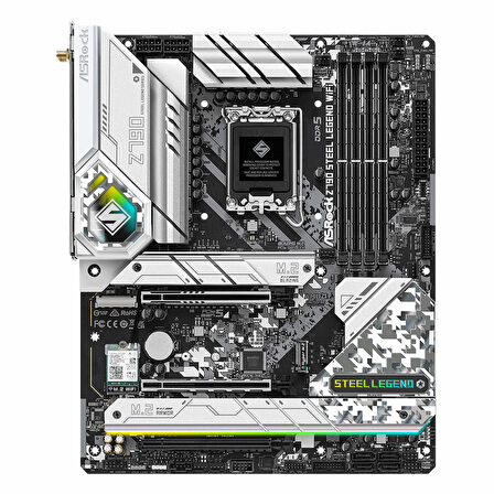ASRock Z790 Steel Legend WiFi DDR5 (7200MHz)OC M.2 HDMI/DP/USB-C PCIe 5.0 1700P ATX Anakart