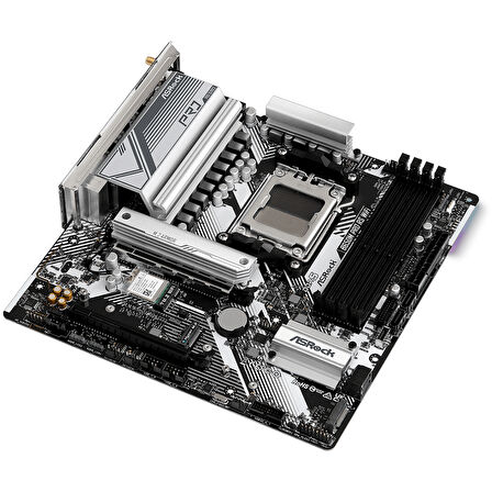 ASROCK B650M Pro RS WIFI 7200MHz DDR5 Soket AM5 M.2 USB 3.2 HDMI mATX Anakart