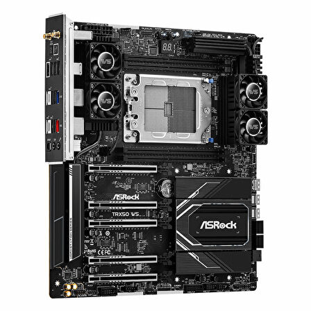 ASRock TRX50 WS WiFi DDR5 (7600MHz)OC M.2 USB-C PCIe 5.0 TR5 eATX Anakart