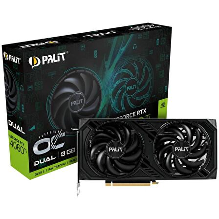 Palit Dual RTX 4060 Ti 128 Bit GDDR6 8 GB Ekran Kartı