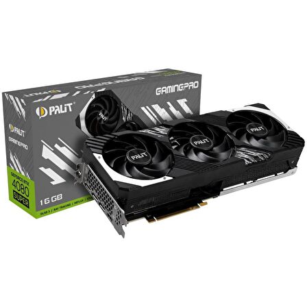 Palit Nvidia GeForce RTX4080 SUPER GAMINGPRO 16GB 256Bit GDDR6X Ekran Kartı (NED408S019T2-1032A)