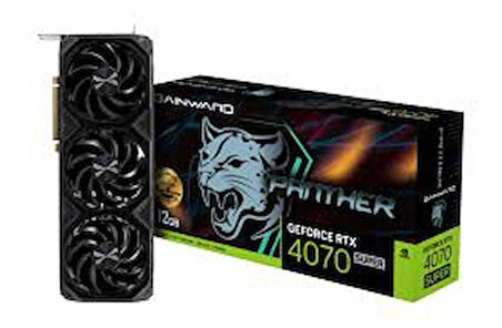 GAINWARD RTX 4070 SUPER PANTHER OC 12GB GDDR6X 192 Bit Nvidia Ekran Kartı - NED407ST19K9-1043Z 