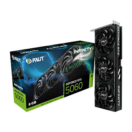 Palit GeForce RTX5060 Infinity 3 8GB 128Bit GDDR7 Ekran Kartı NE75060019P1-GB2063S