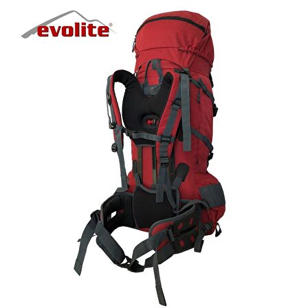 Evolite Traveller 90 90 lt Su Geçirmez Outdoor Sırt Çantası Kırmızı