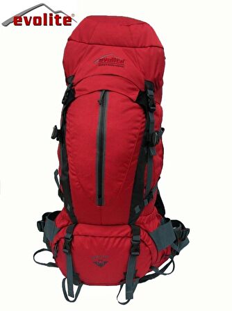 Evolite Traveller 90 90 lt Su Geçirmez Outdoor Sırt Çantası Kırmızı