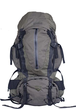 Evolite Traveller 90 Military 90 lt Su Geçirmez Outdoor Sırt Çantası Gri