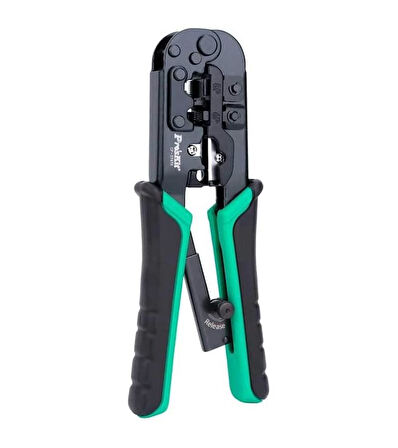 Proskit CP-376TR 4P/6P/8P RJ11/RJ12/RJ45 CAT5 CAT6 Konnektör Sıkma Pensesi