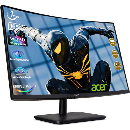 Acer ED270UP 27" 165Hz 1ms (HDMI+Display) Adaptive-Sync QHD Curved Monitör UM.HE0EE.P10