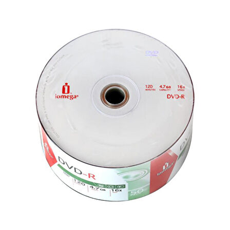 Iomega DVD-R 4.7 GB 50'li Spindle - IDSP50M