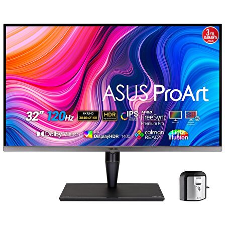 Asus PROARTPA32UCG-K 32 inç 5 ms HDMI Display 120 Hz LED 4K Profesyonel Bilgisayar Monitörü