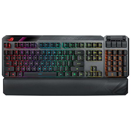 ASUS ASUS ROG CLAYMORE II AURA SYNC RGB BİLEK DESTEĞİ MEKANİK OYUNCU KLAVYE TÜRKÇE TUŞ DİZİLİMİ ROG RX RED SWITCH