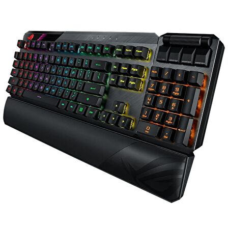 ASUS ASUS ROG CLAYMORE II AURA SYNC RGB BİLEK DESTEĞİ MEKANİK OYUNCU KLAVYE TÜRKÇE TUŞ DİZİLİMİ ROG RX RED SWITCH