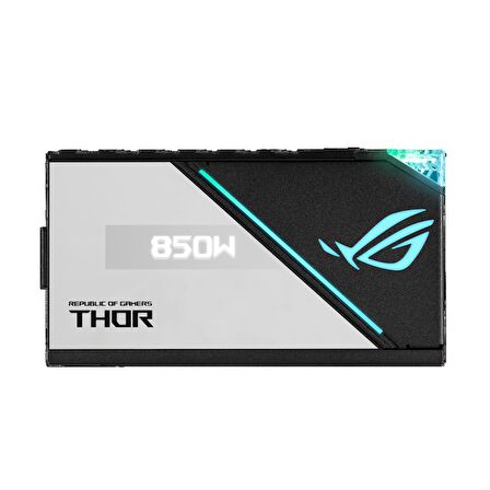 ASUS ROG-THOR-850P2 PLATINUM 850W MODÜLER GÜÇ KAYNAĞI JAPON KAPASİTÖRLER AURA SYNC VE OLED EKRAN 10 YIL GARANTİ