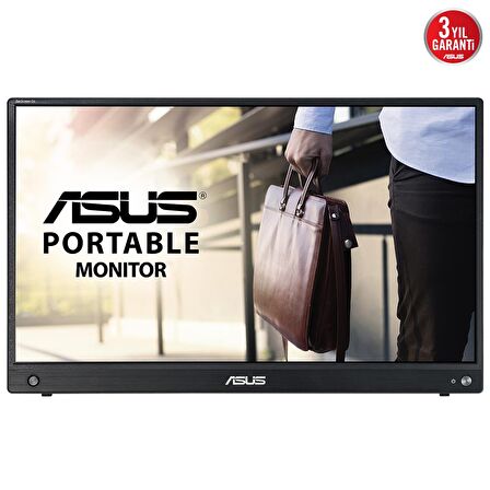 Asus ZENSCREENMB16AWP 15.6 inç 5 ms HDMI 60 Hz LED Full HD Ev Kullanıcısı Bilgisayar Monitörü