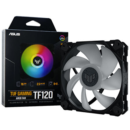 Asus TUF TF120 120mm ARGB Siyah Fan