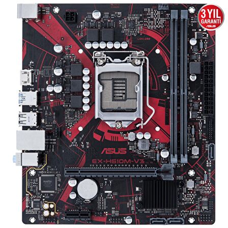 Asus EX-H510M-V3 Intel H510 LGA 1200 DDR4 3200 MHz Masaüstü Anakart