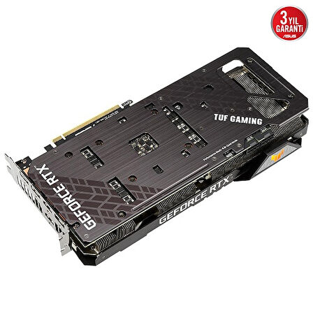 Asus TUF Gaming GeForce RTX 3070 V2 OC TUF-RTX3070-O8G-V2-GAMING 8GB GDDR6 256Bit DX12 Gaming (Oyuncu) Ekran Kartı