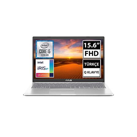 Asus X 515 Dahili Ekran Kartı Intel Iris Xe Graphics 8 GB DDR4 256 GB 15.6 inç Full HD Freedos Notebook Dizüstü Bilgisayar