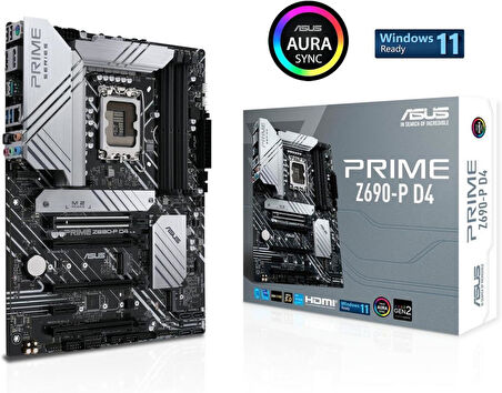 Asus Prime Z690-P Wi-Fi D4 Intel LGA1700 DDR4 ATX Anakart Teşhir