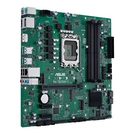 Asus Q670M-C-CSM Intel Q670 LGA 1200 DDR4 3200 MHz Masaüstü Anakart