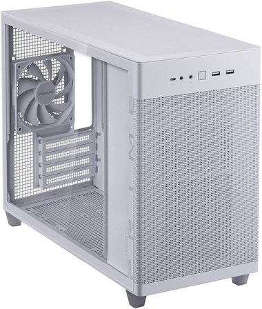 Asus Prime AP201 Temperli Fanlı Beyaz Micro ATX Bilgisayar Kasası Teşhir