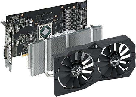 Asus RX 560 Rog Strix ROG-STRIX-RX560-4G-V2-GAMING 128 Bit GDDR5 4 GB Ekran Kartı - outlet