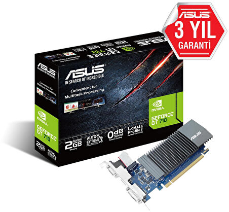 Asus GT 710 64 Bit DDR3 2 GB Ekran Kartı