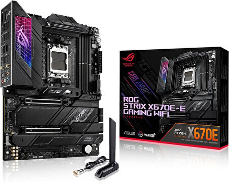 Asus Rog Strix X670E-E Gaming Wi-Fi AMD AM5 DDR5 ATX Anakart Teşhir