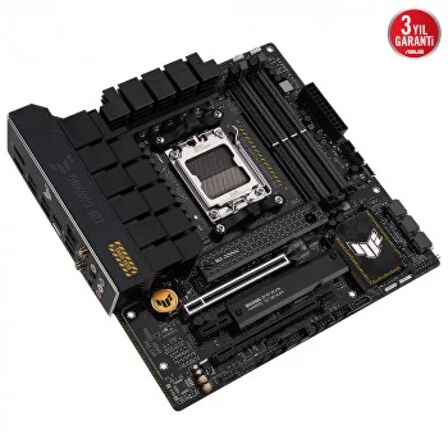 Asus B650M-Plus Wifi AMD B650 AM5 DDR5 6400 MHz Gaming Anakart