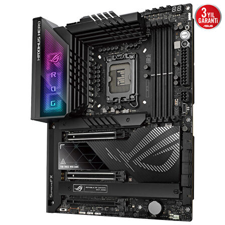 ASUS MB ROG MAXIMUS Z790 HERO INTEL Z790 LGA1700 DDR5 7200 2XUSB4THUNDERBOLT HDMI 5X M2 USB3.2 WİFİ 6E BT AURA RGB 2.5GBİT LAN ATX THUNDERBOLT 4 EXTREME OC KİT PCIE SLOT Q RELEASE