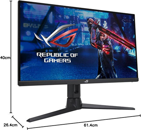 Asus ROG Strix XG27AQMR 27" 1 ms 2K Pivot IPS 300 Hz Oyuncu Monitörü Outlet