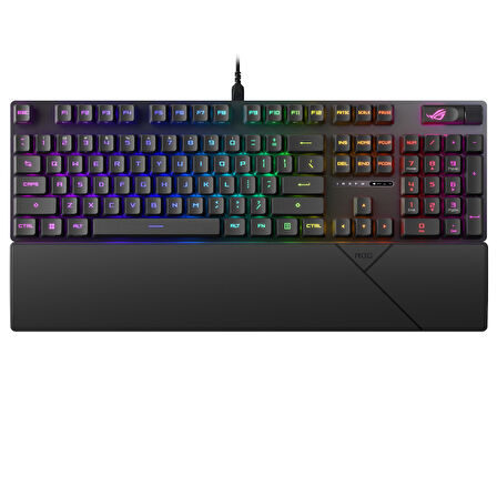 ASUS ROG Strix Scope II RX UK PBT Mekanik Red Switch RGB İngilizce Kablolu Gaming (Oyuncu) Klavye