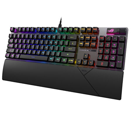 ASUS ROG Strix Scope II RX UK PBT Mekanik Red Switch RGB İngilizce Kablolu Gaming (Oyuncu) Klavye